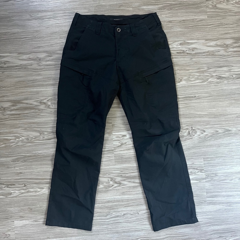 5.11 Tactical Apex Pants Mens 33x32 Black Flex-Tac Cargo Work Trousers 74434